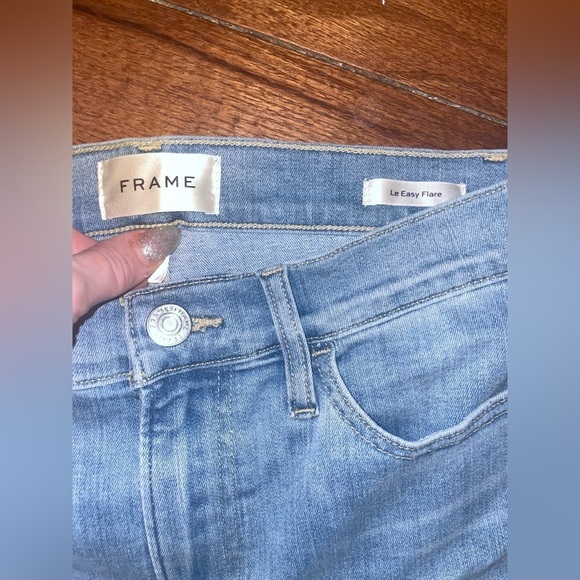 New! FRAME Denim Le Easy Flare Blue Jeans 🩵 size 25 NWOT! - Picture 11 of 15